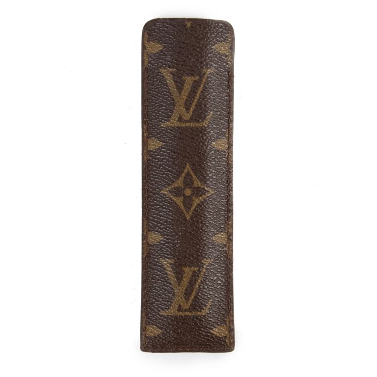 LOUIS VUITTON ペン置き Louis Vuitton Monogram Canvas Pen Holder ○ Labellov ○ Buy