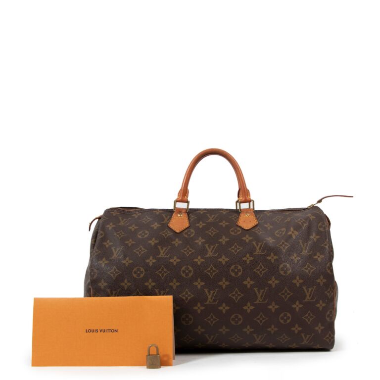 Louis Vuitton Monogram Speedy 40 ○ Labellov ○ Buy and Sell Authentic Luxury