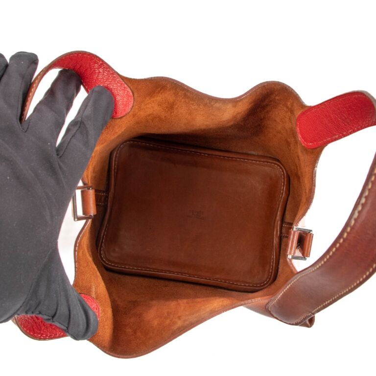 Shop HERMES Picotin Calfskin Leather Handbags by NilB