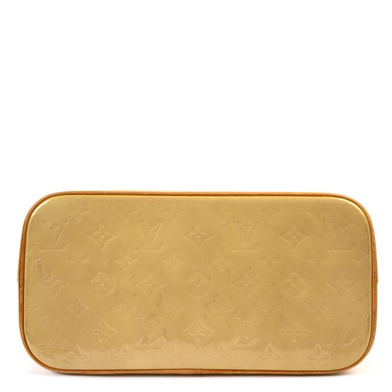Louis Vuitton Houston Mint Monogram Vernis Tote Bag ○ Labellov