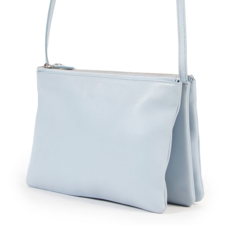 Celine trio bag blue online