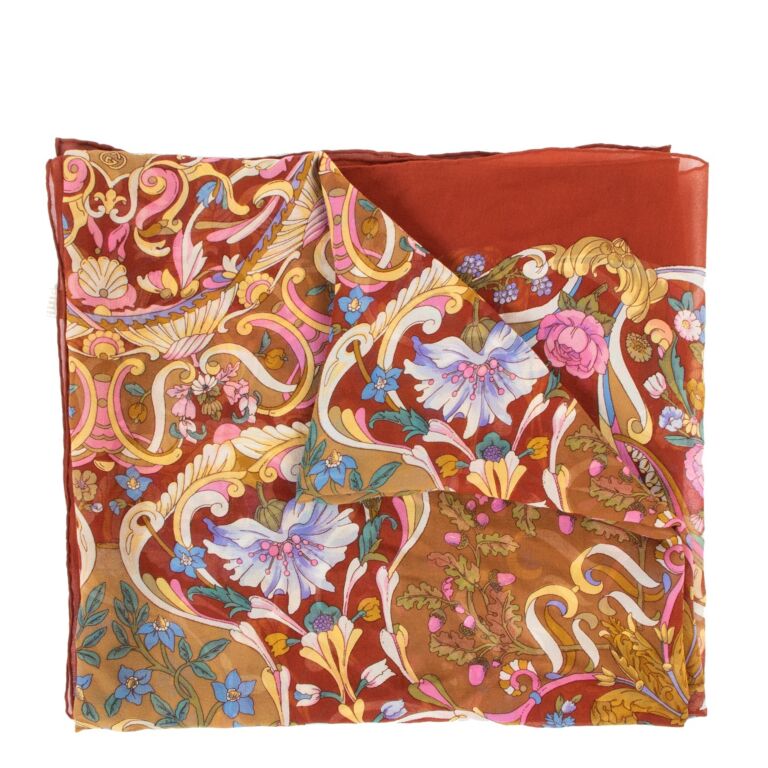 Gucci cheap colorful scarf