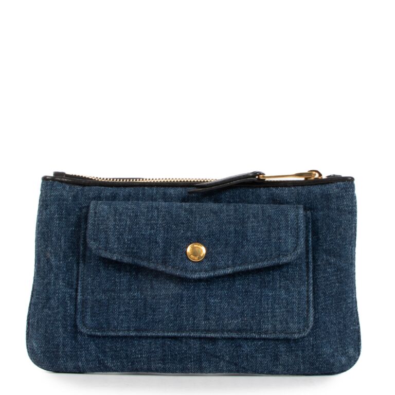MIU MIU Denim Pouch Bag | eBay