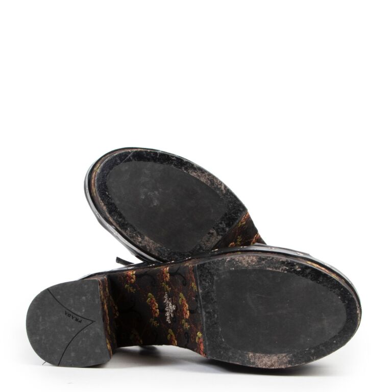 prada jacquard sandals