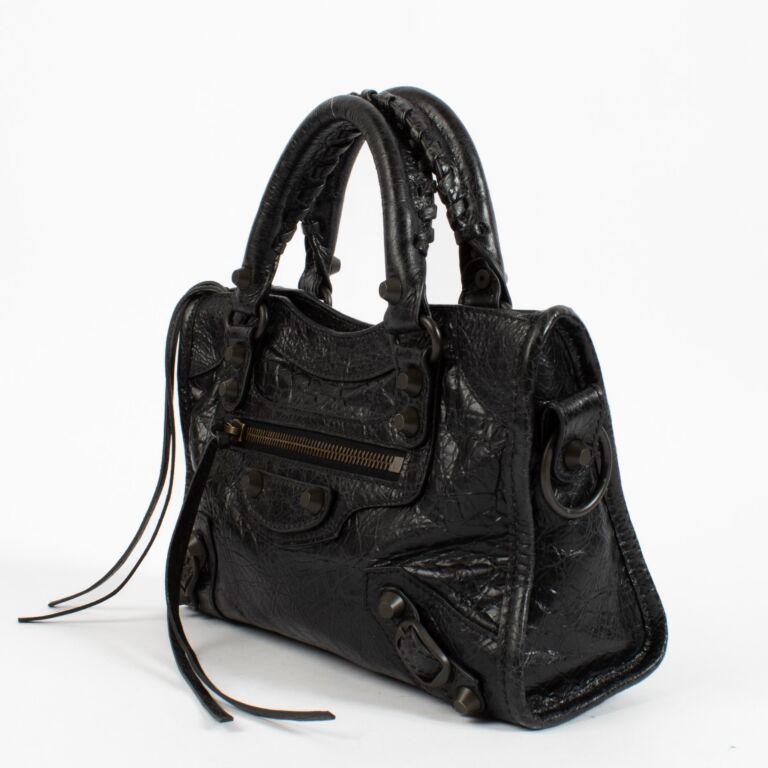 Balenciaga Black Mini Le City Bag ○ Labellov ○ Buy and