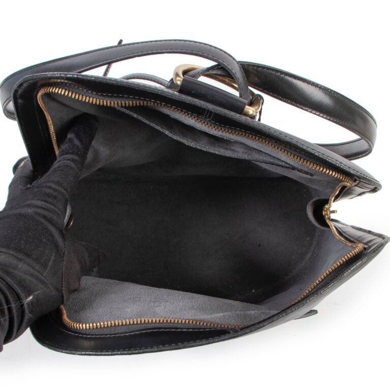 Louis Vuitton Gobelins Noir 870697 Black Epi Leather Backpack, Louis  Vuitton