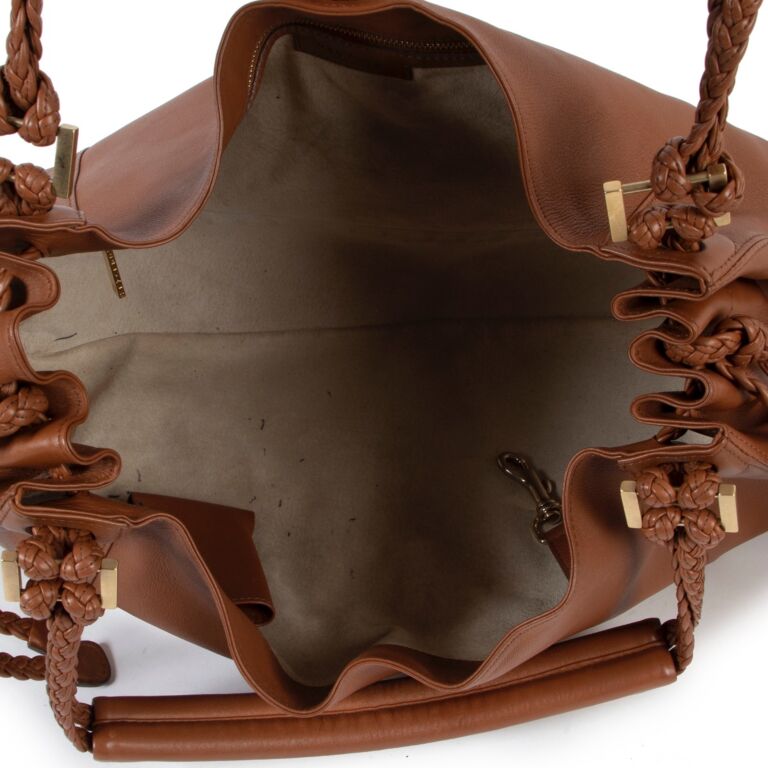 Delvaux Eugene GM Cream Leather Shoulder Bag ○ Labellov ○ Buy