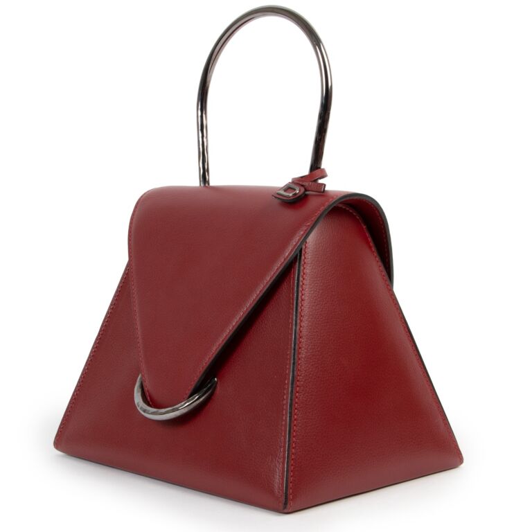 Tempête leather mini bag Delvaux Red in Leather - 36333907