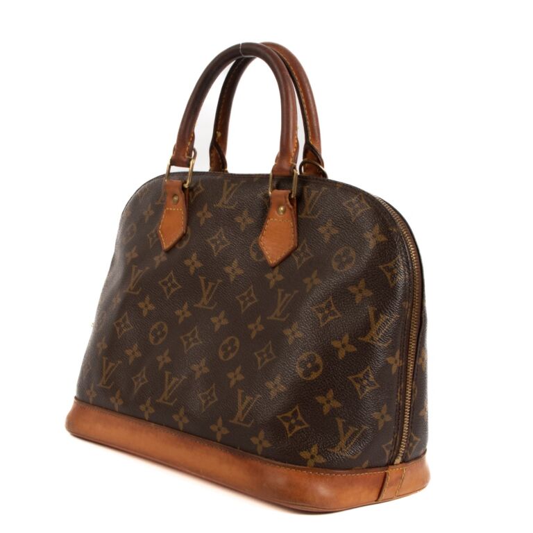 Brown Louis Vuitton Monogram Vernis Alma PM Handbag – Designer Revival