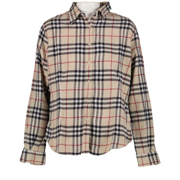 Burberry London Classic Check Flannel Shirt Size XL Labellov Buy and Sell Authentic Luxury