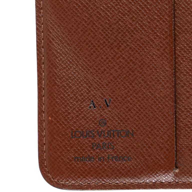 Monogram Compact Zippe Wallet Brown