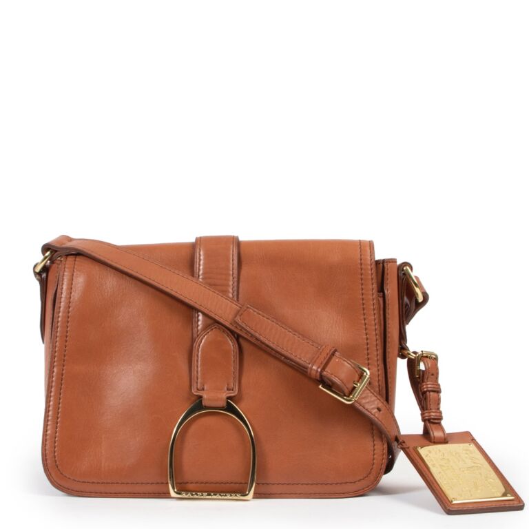 Ralph lauren shop cognac handbag