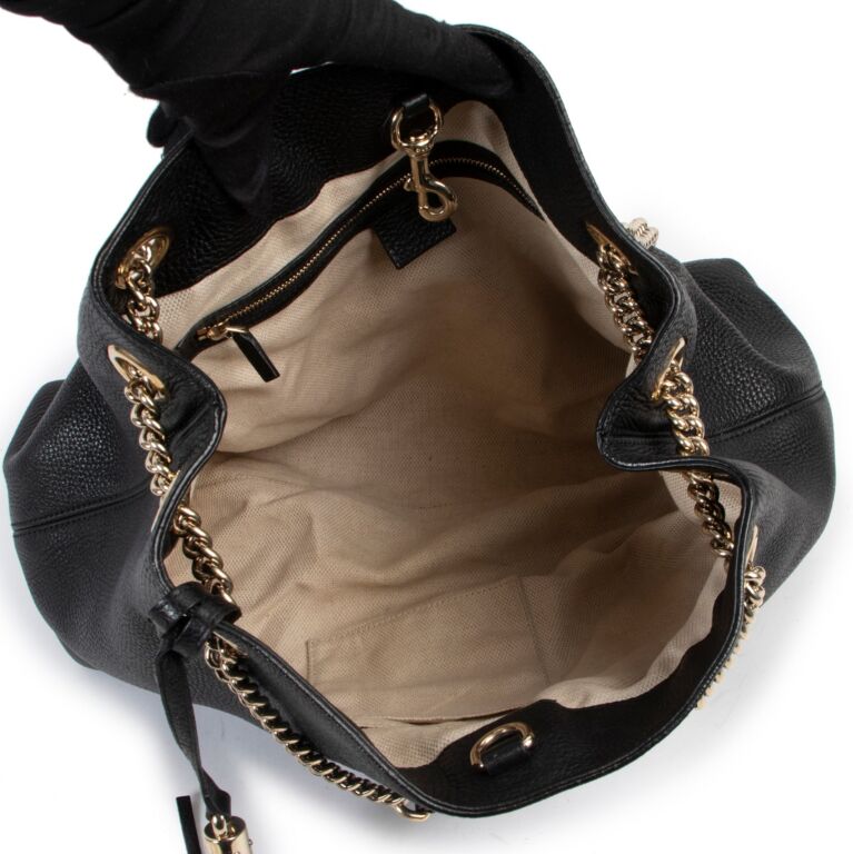 Gucci soho store tote black