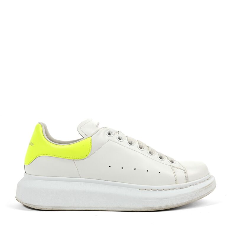 Alexander McQueen White Fluo Yellow Sneakers Labellov Buy