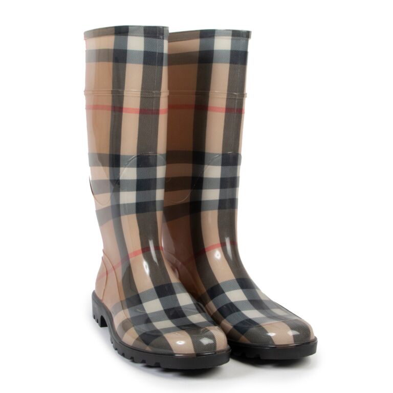 Burberry Nova Check Rain Boots size 41 Labellov Buy and