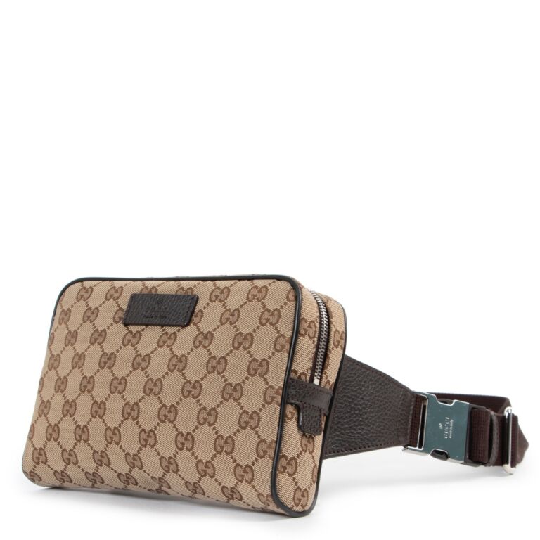 Gucci Monogram Canvas Belt Bag ○ Labellov ○ Buy and Sell