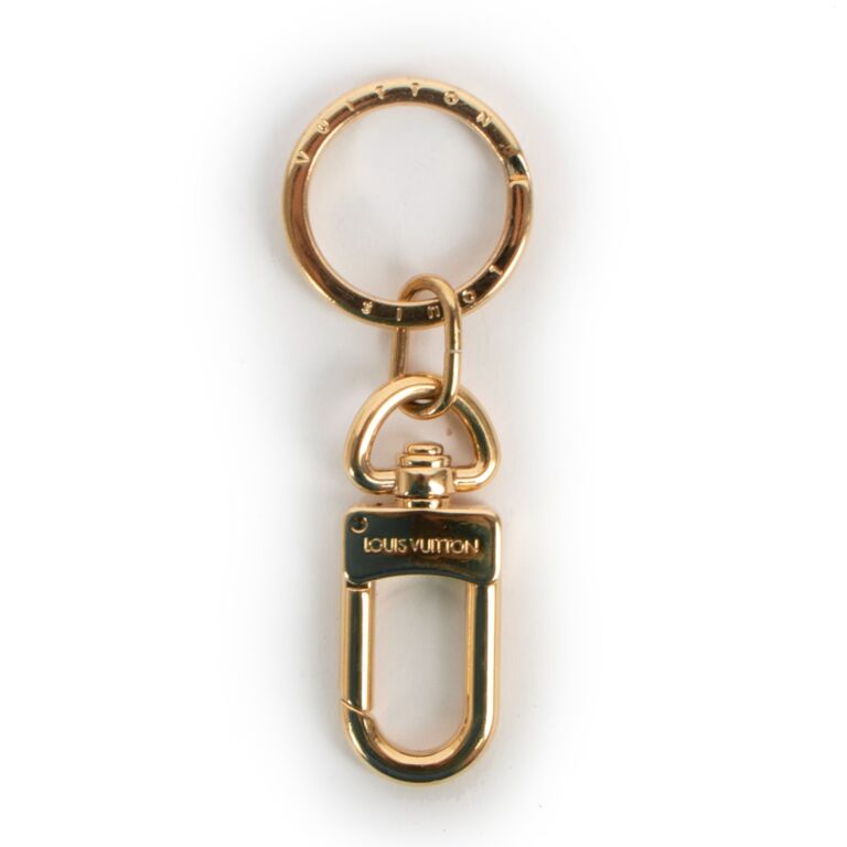 Louis Vuitton Bolt Extender and Key Ring - Gold Keychains