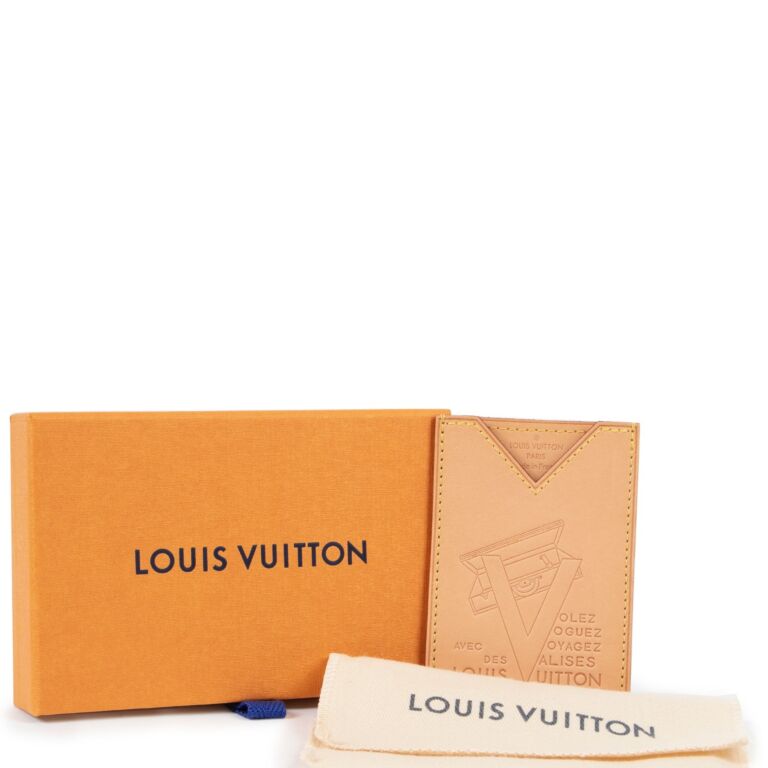 Louis Vuitton Brown Limited Edition Card Holder ○ Labellov ○ Buy