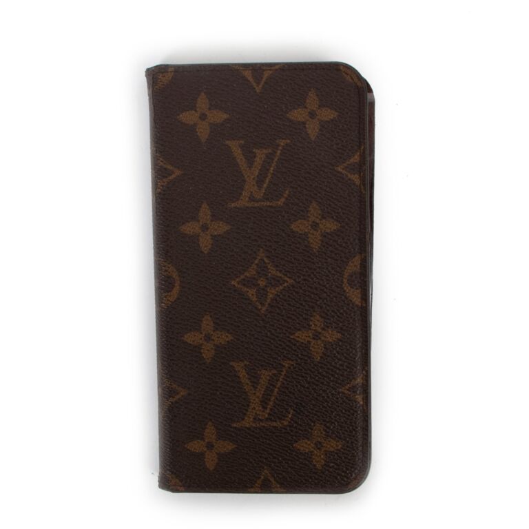 Louis Vuitton iPhone Folio Case Monogram XS Max Brown in Canvas - US