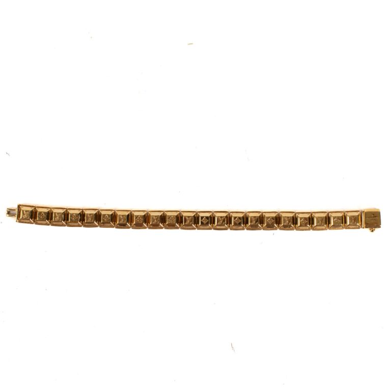 Louis vuitton nanogram tennis bracelet sales