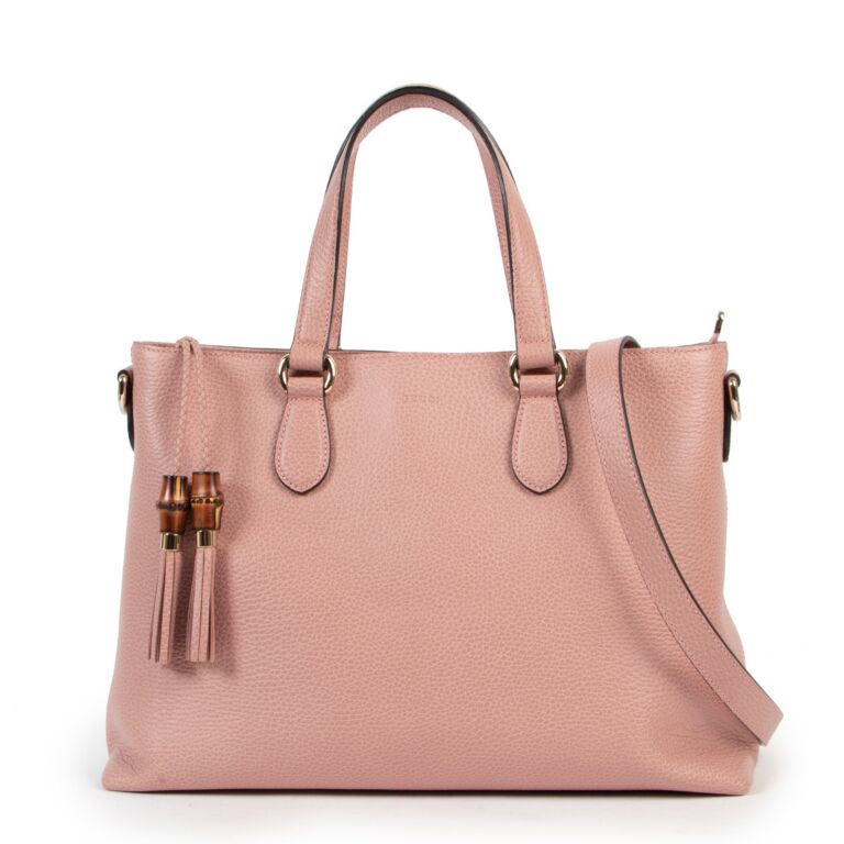 Gucci bamboo new arrivals tassel tote