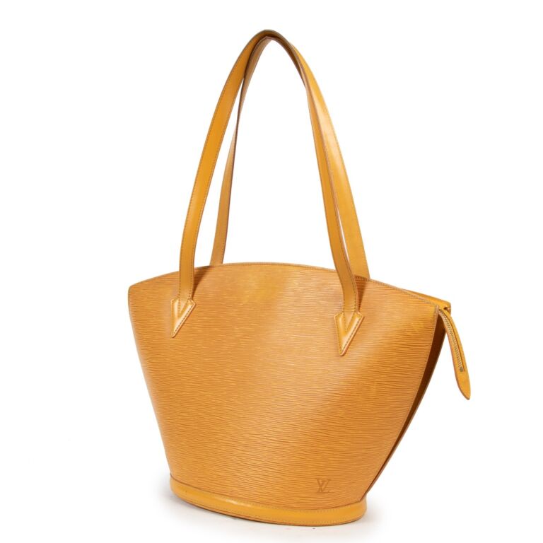 Louis Vuitton Yellow Epi Leather Saint Jacques Shoulder Bag