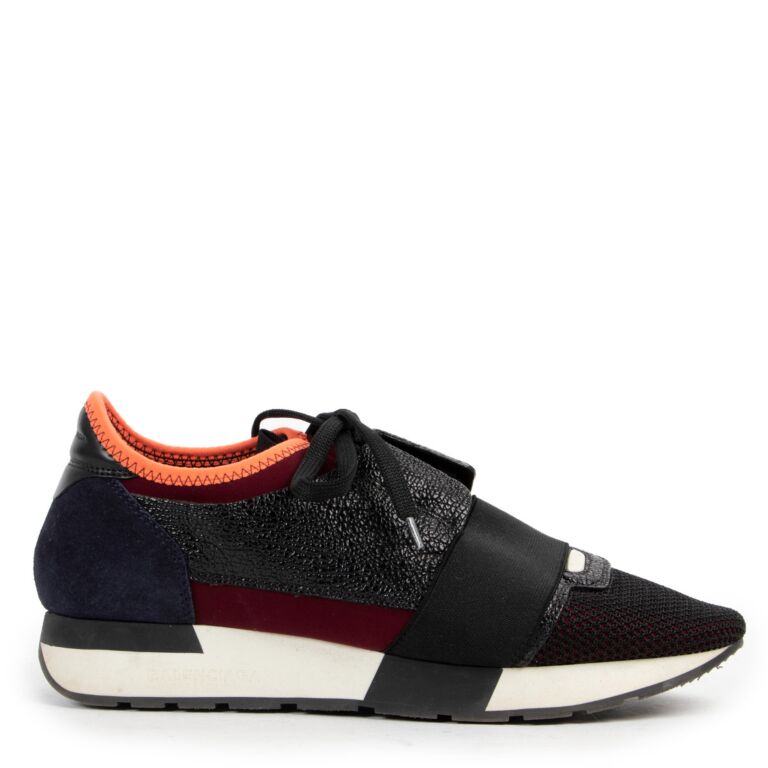 Orange balenciaga race runners on sale