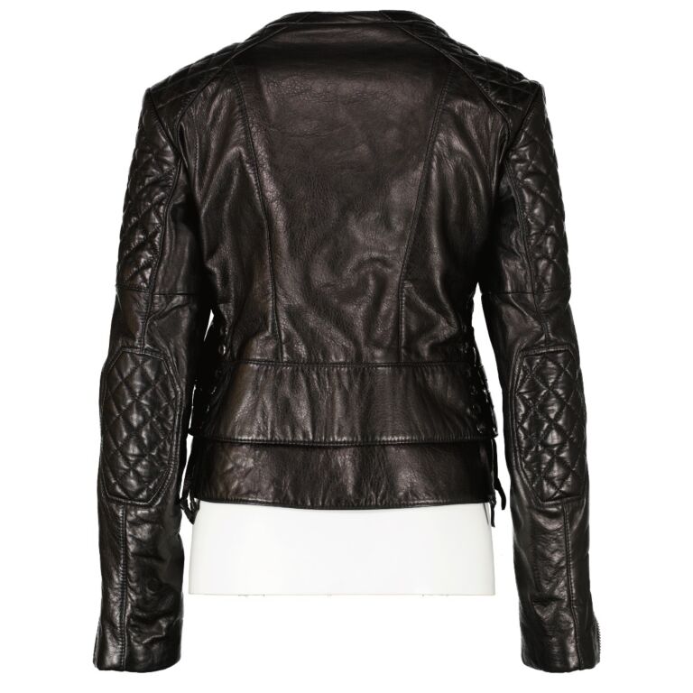 Balenciaga quilted online motorcycle jacket