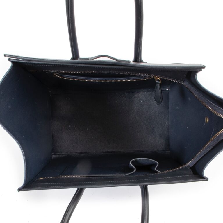C line Black and Blue Luggage Tote Top Handle Labellov Buy