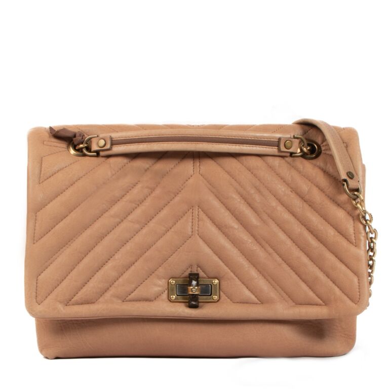 Lambskin shoulder bag sales