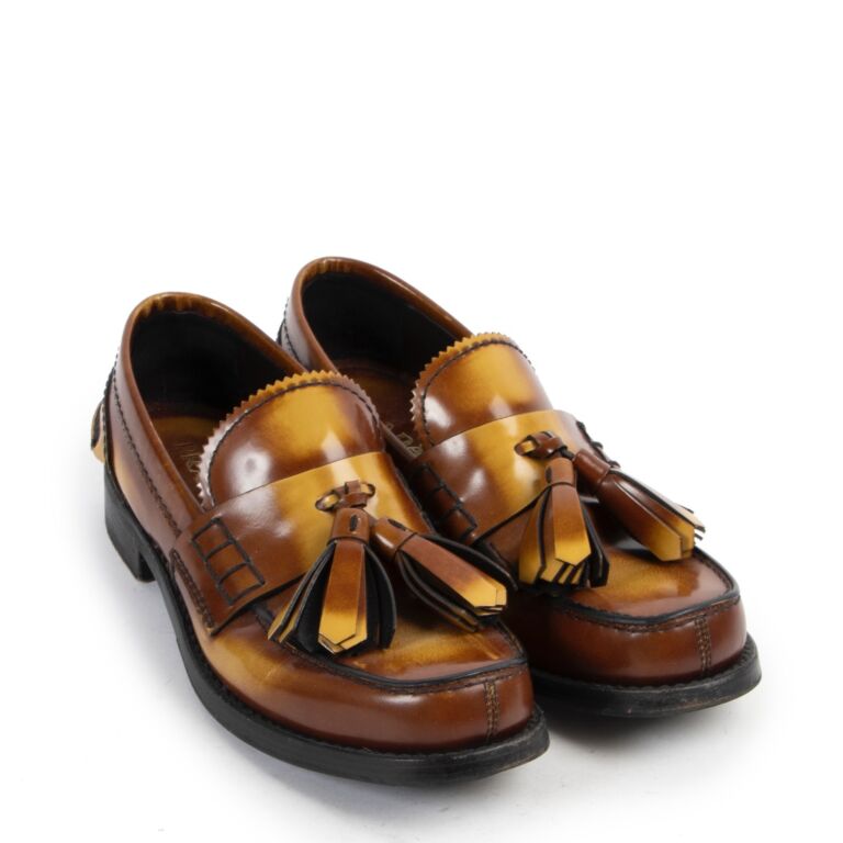 Prada tassel loafers on sale
