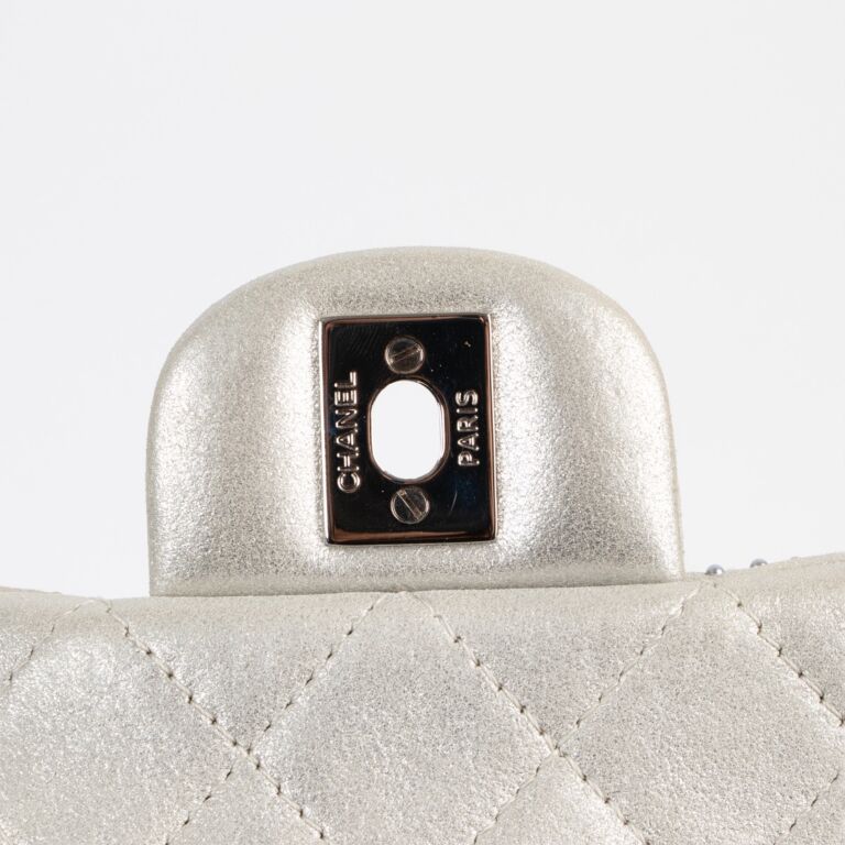 Chanel Iridescent Strass Crystal Bead Medium Classic Flap