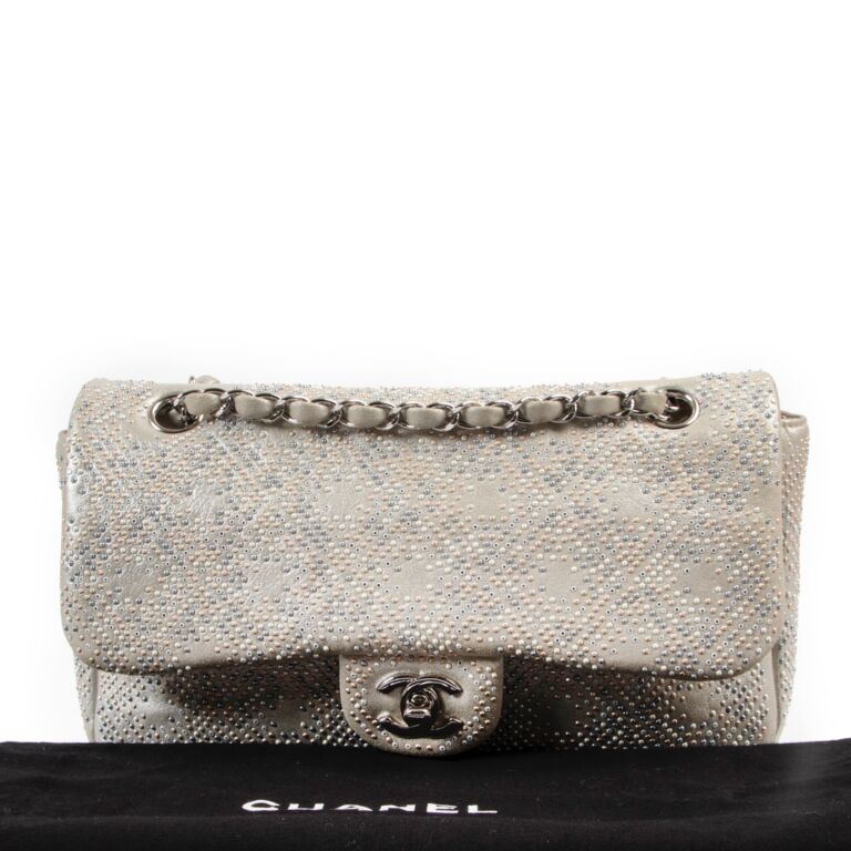 Chanel bag with crystals that change colors! #www.frenchriviera.com