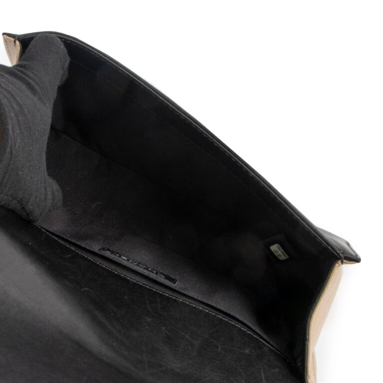 Chanel Two-tone Beige Medium Boy Bag ○ Labellov ○ Buy and Sell