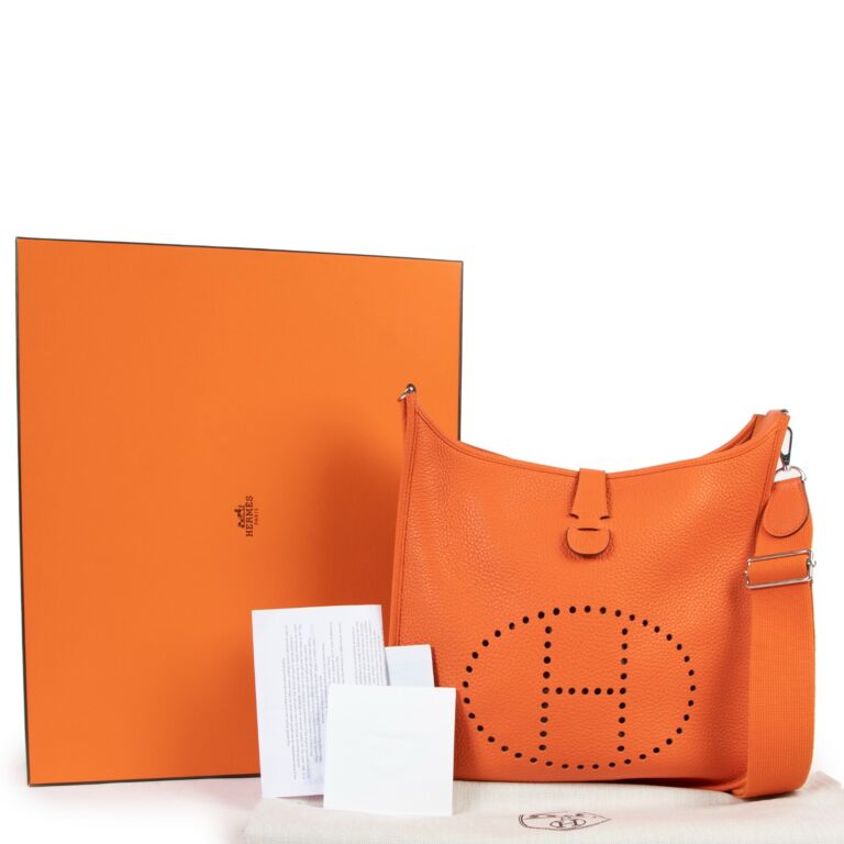 Hermes Taurillon Clemence Evelyne III PM Shoulder Bag (SHF-23814) – LuxeDH