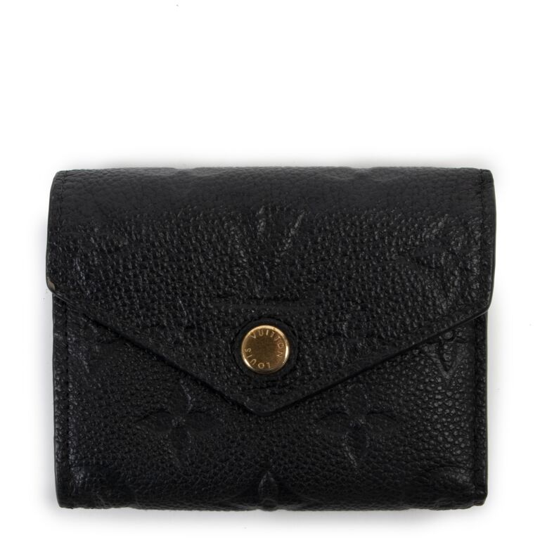 Louis Vuitton Monogram Empreinte Victorine Wallet, Navy