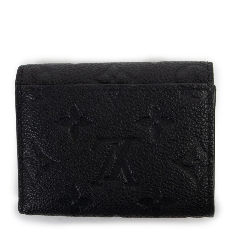 LOUIS VUITTON Victorine Monogram Empreinte Wallet Dark Navy Blue