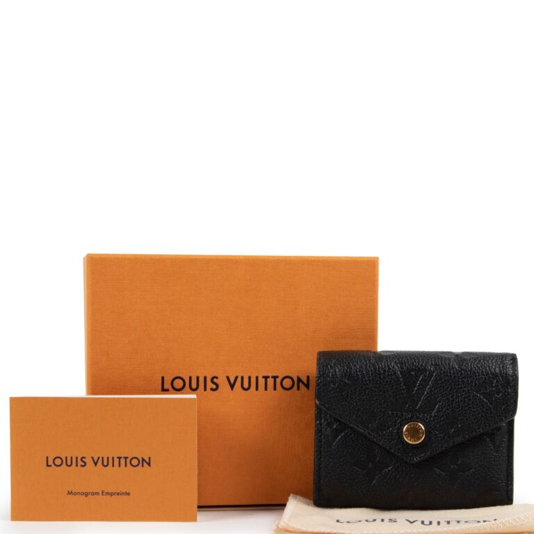 Louis Vuitton Blue Monogram Empreinte Victorine Wallet Leather ref.1018851  - Joli Closet
