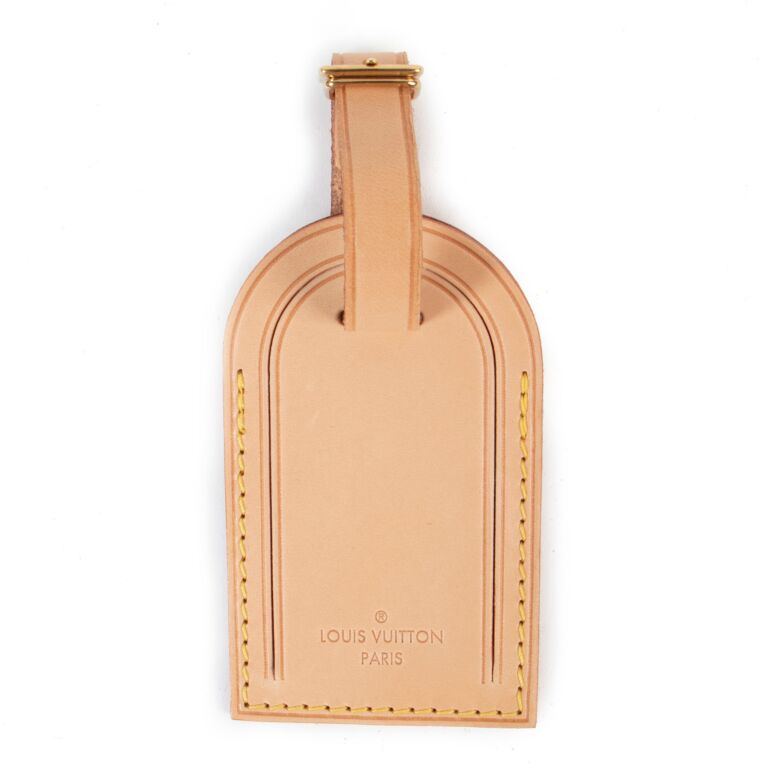 LOUIS VUITTON Vachetta Leather Luggage Tag 45981