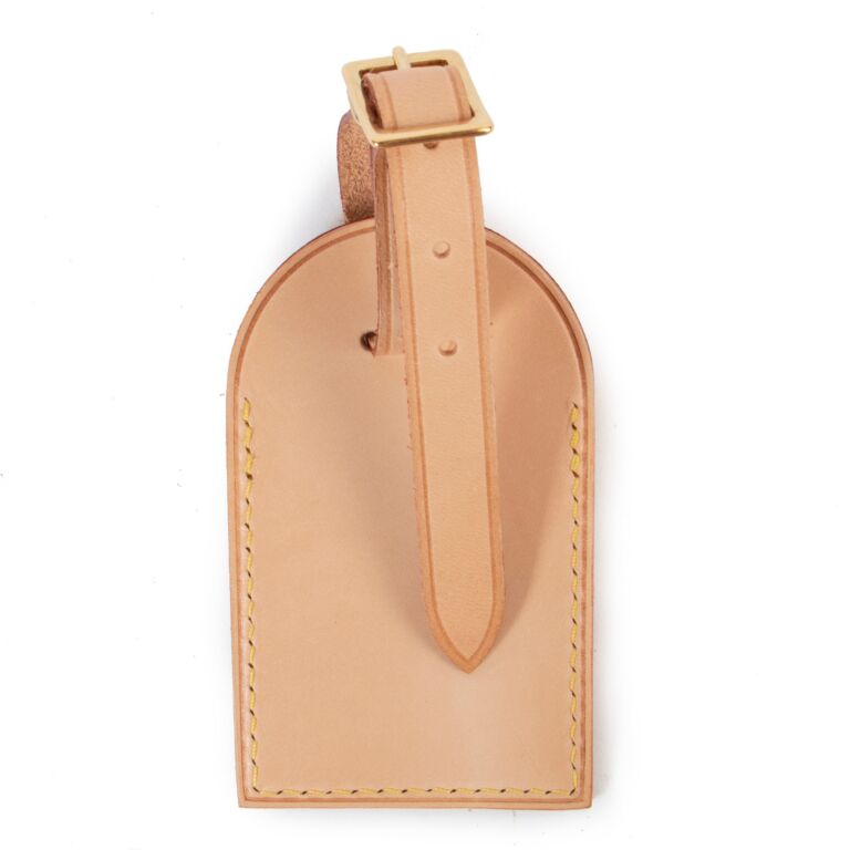 LOUIS VUITTON Vachetta Leather Luggage Tag 45981