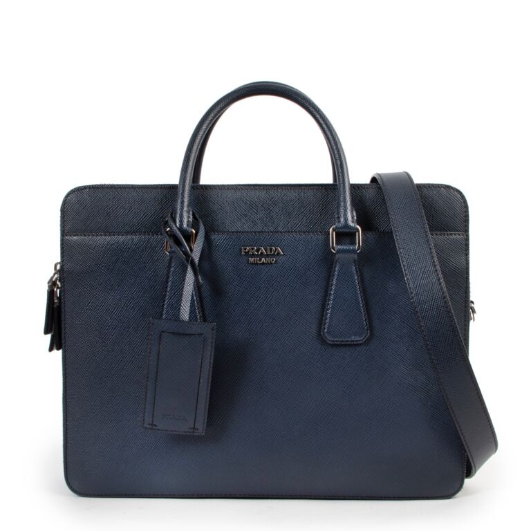 Prada saffiano leather top handle 2025 bag