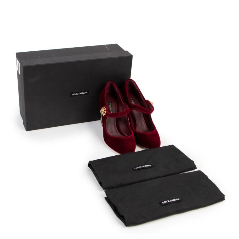 Dolce & Gabbana Velvet Pumps - size 36.5 ○ Labellov ○ Buy
