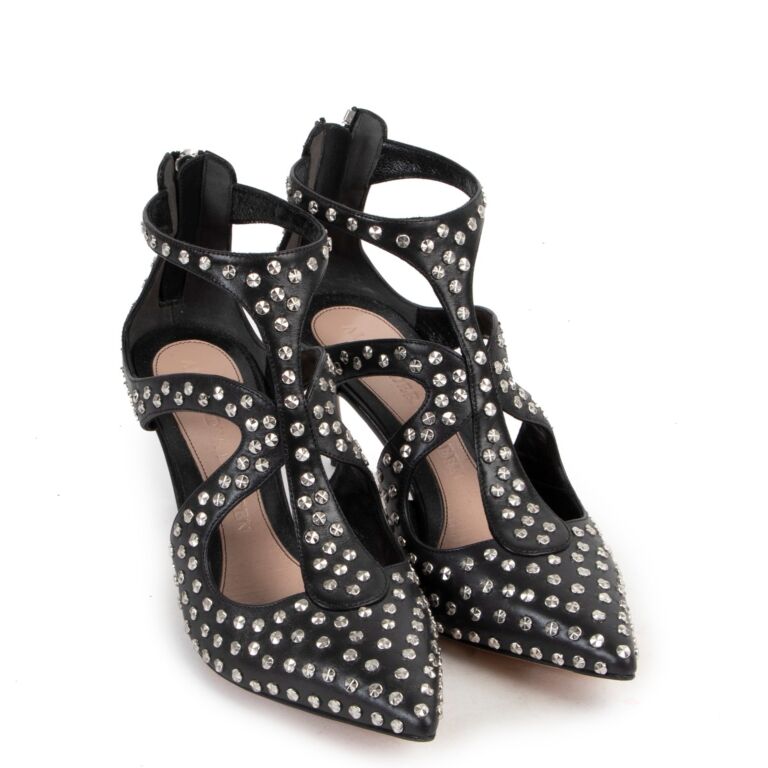 Alexander mcqueen studded heels clearance
