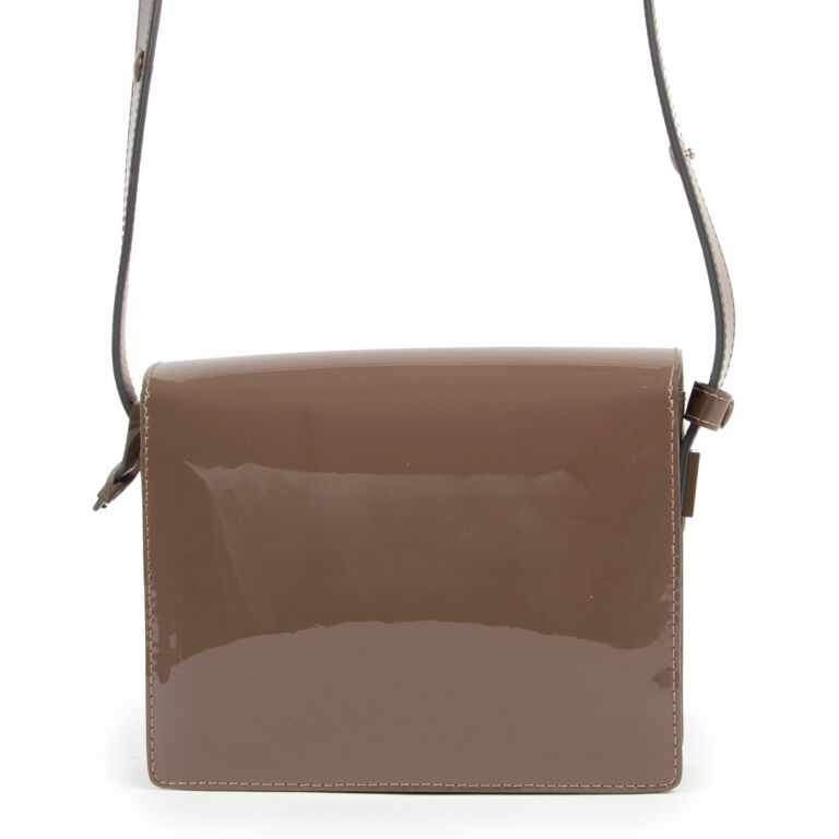 Delvaux Taupe Vernis Madame Mini Labellov Buy and Sell