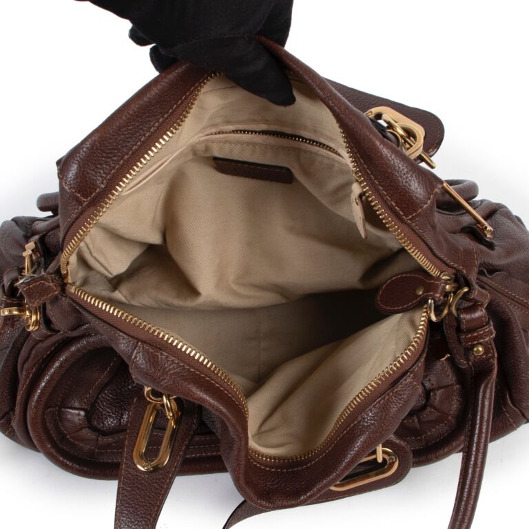 Chlo Burgundy Paraty Shoulder Bag Labellov Buy and Sell