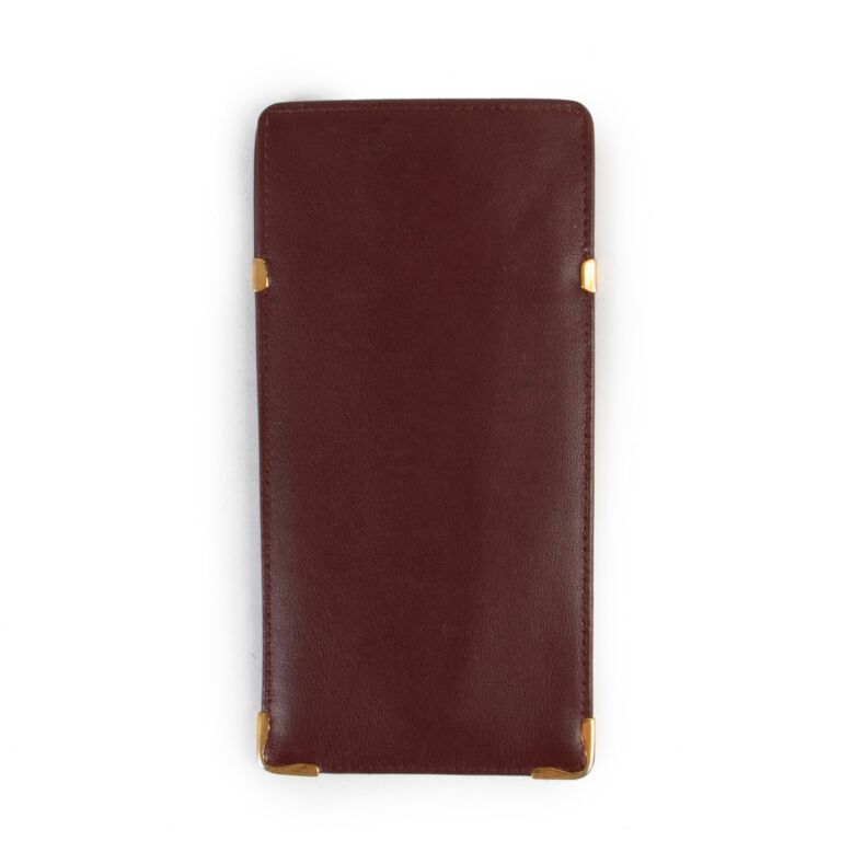 Cartier Burgundy Glasses Case ○ Labellov ○ Buy and Sell
