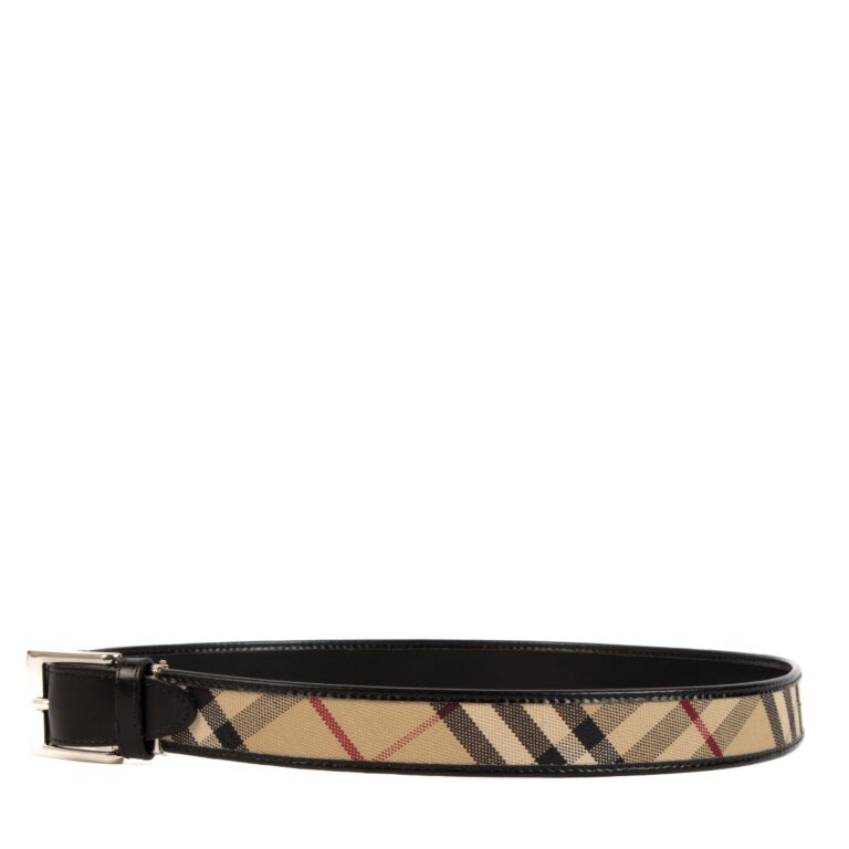 かくさん様確認用 チェブラーシュカ Burberry Check Leather Belt ○ Labellov ○ Buy and Sell