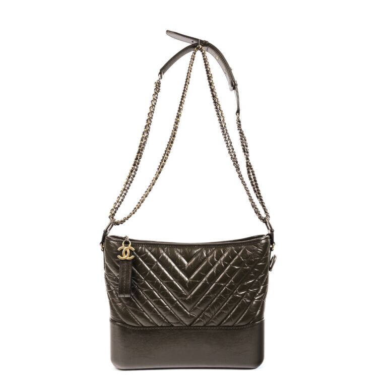Chanel forest store green bag