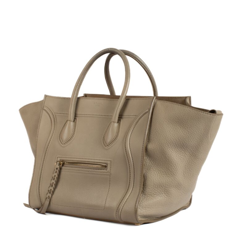 Celine Beige Medium Luggage Phantom Bag ○ Labellov ○ Buy