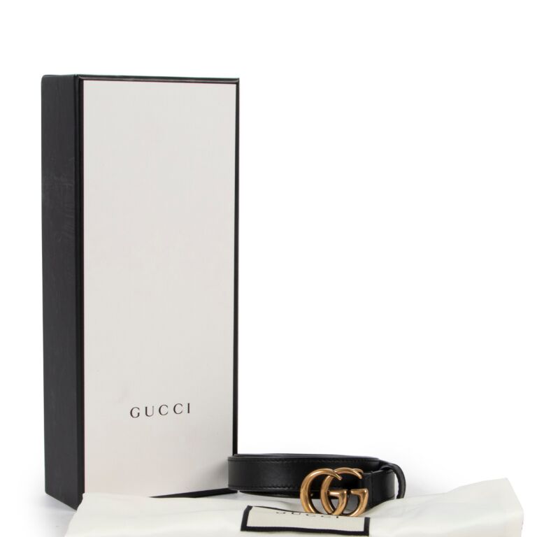 Gucci belt with online box